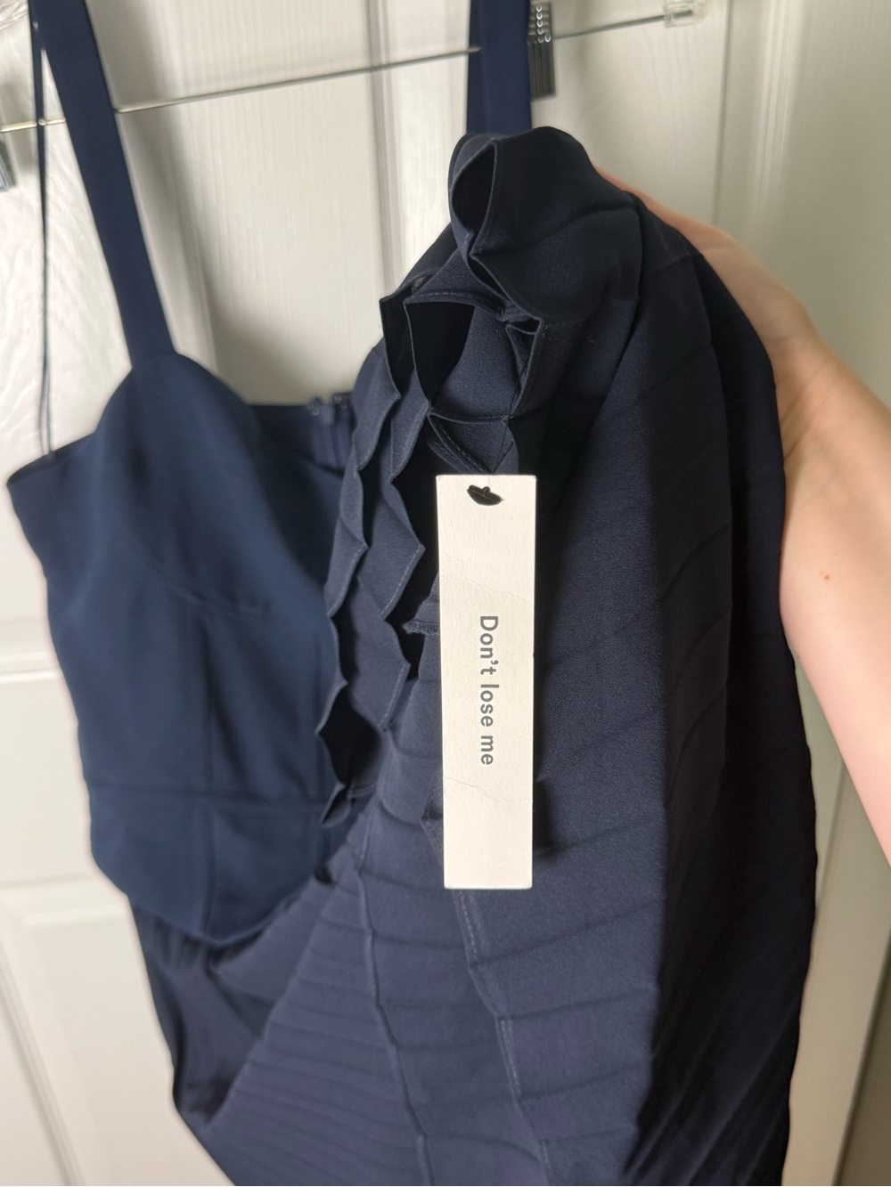 Reformation Marja Dress in Navy 12 - Picture 8 of 8